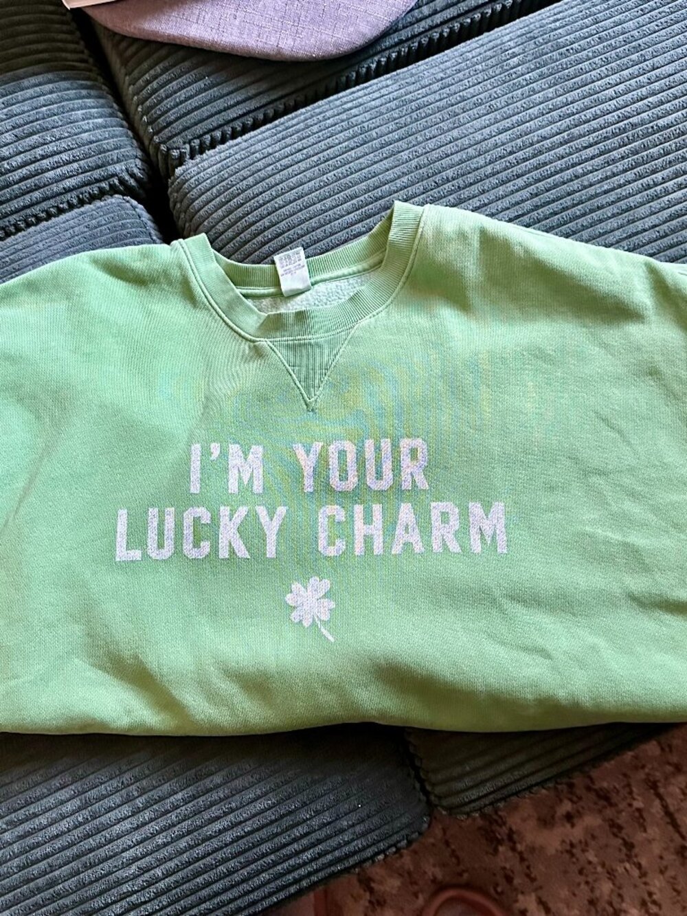 XXL Pink by Victorias Secret Lucky Charm Sweatshirt
